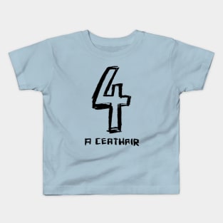 Number 4, Gaelic Irish Four Kids T-Shirt